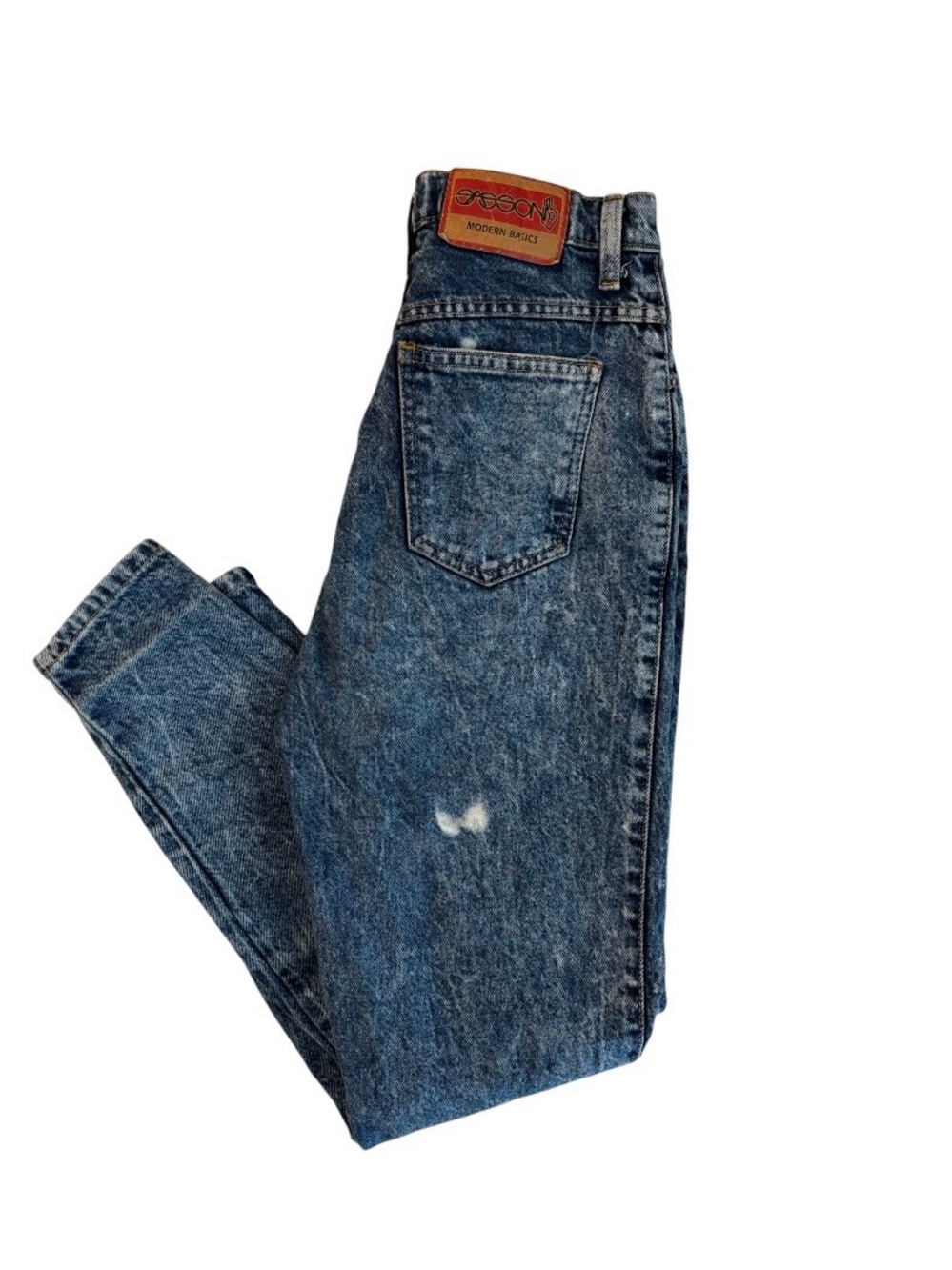 Women’s Vintage Sasson Modern Basics Acid Washed Mom Jeans